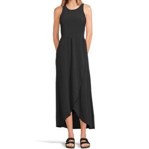 Toad&Co Sunkissed Keyhole Back Maxi Polyester Elastane Sun Dress Black Medium